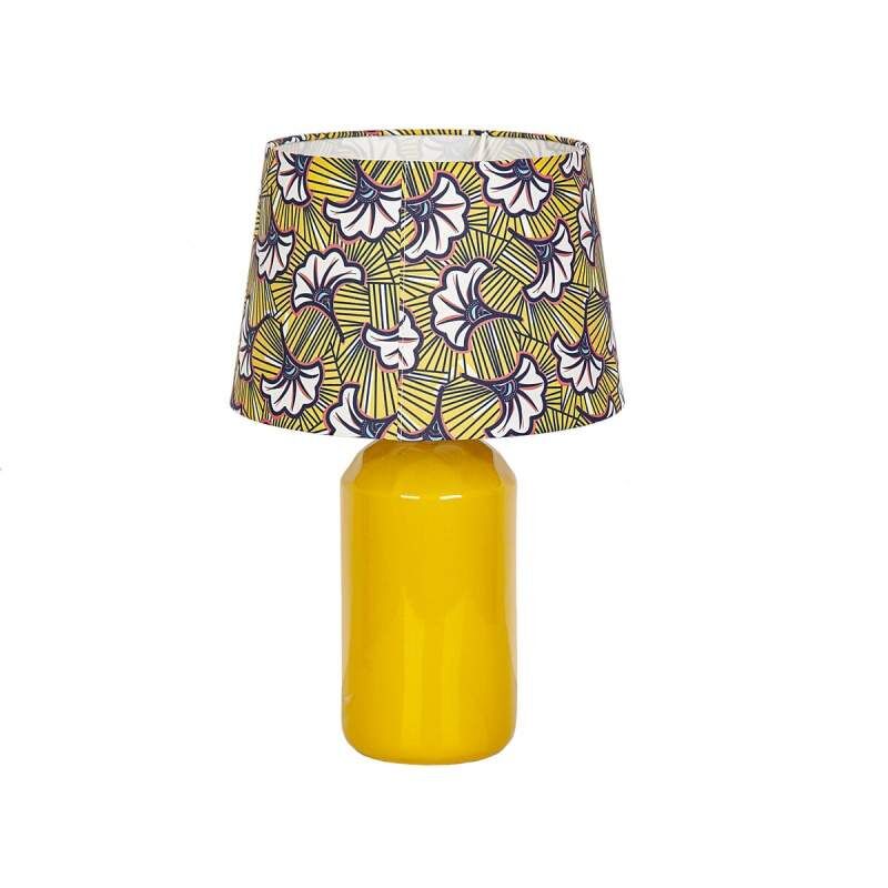 Desk lamp Romimex Yellow Ceramic 26 x 43 x 26 cm