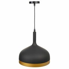 Ceiling Light Alexandra House Living Black Golden