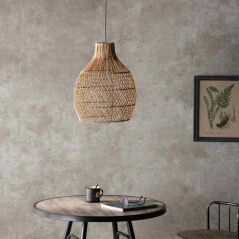 Lampadario Alexandra House Living Marrone Rattan