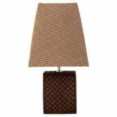 Desk lamp Alexandra House Living Brown Polyresin 220-240 V 13 x 24 x 13 cm