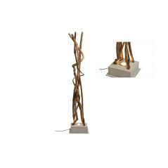 Floor Lamp Romimex Natural 30 x 180 x 30 cm