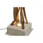 Floor Lamp Romimex Natural 30 x 180 x 30 cm