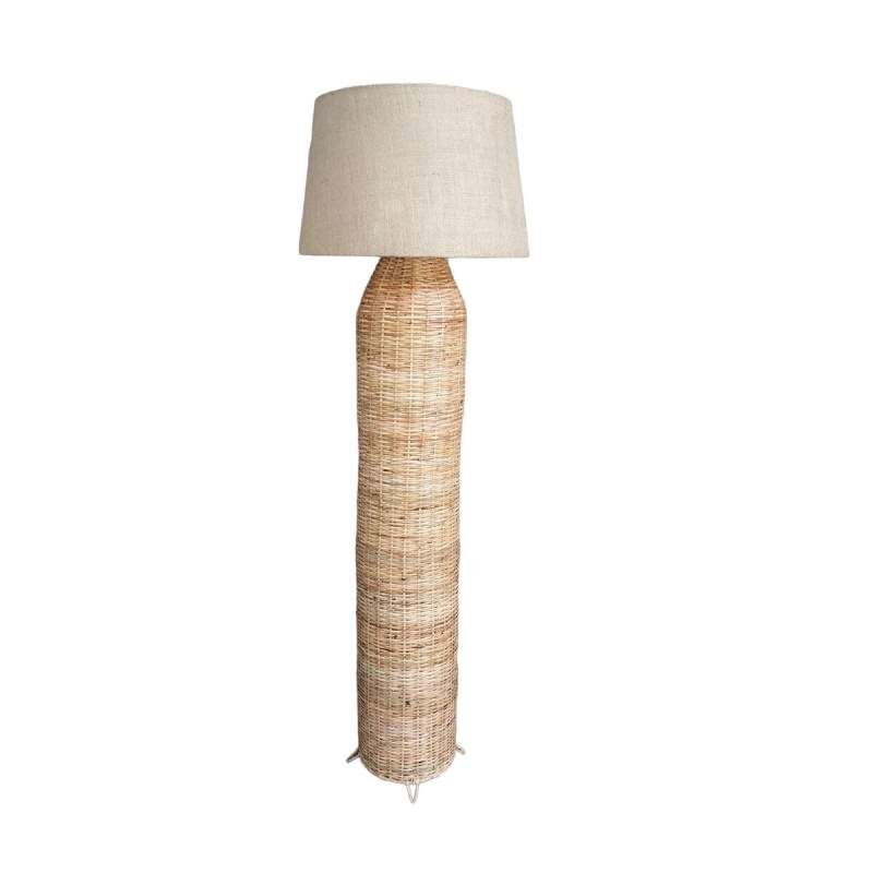 Floor Lamp Romimex Natural 40 x 160 x 40 cm