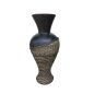 Floor vase Romimex Brown Rattan Terracotta 35 x 100 x 35 cm