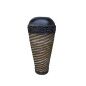 Floor vase Romimex Brown Rattan Terracotta 30 x 80 x 30 cm