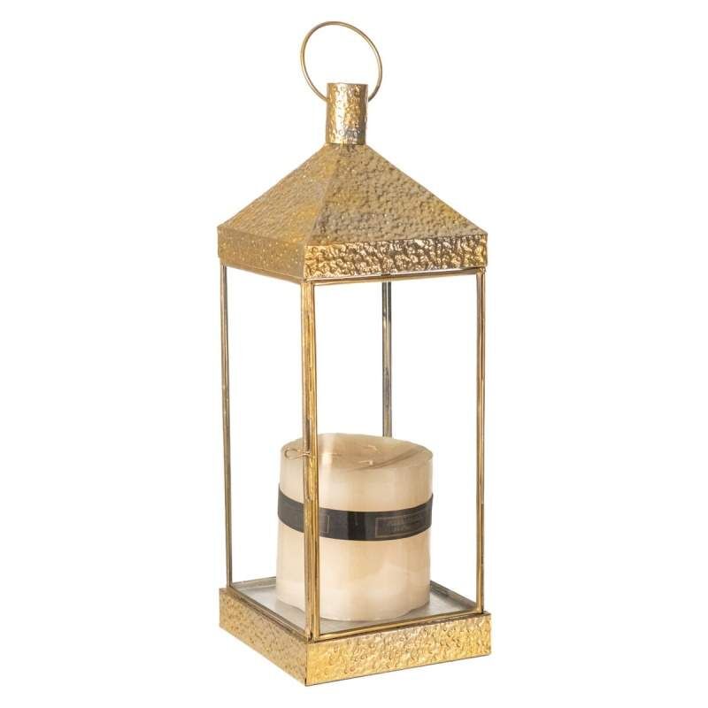 Lantern Romimex Antique Brown Metal 20 x 55 x 20 cm