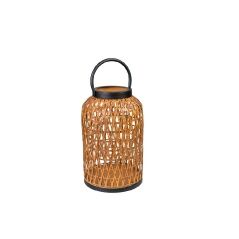 Lantern Romimex Antique Brown Black Metal 20 x 30 x 20 cm