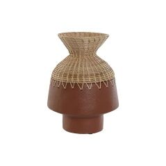 Vaso Home ESPRIT Naturale Terracotta 24 x 24 x 35 cm