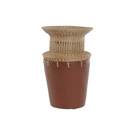 Vaso Home ESPRIT Naturale Terracotta 22 x 22 x 35 cm