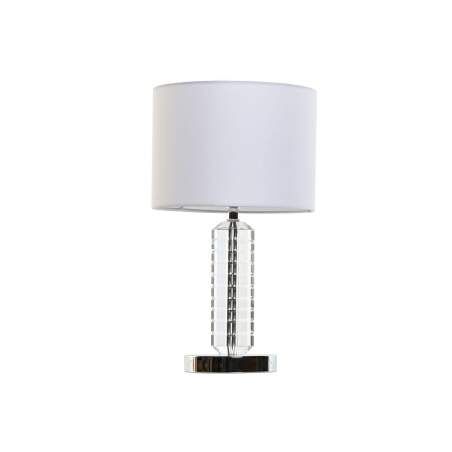 Lampada da tavolo Home ESPRIT Bianco Cristallo 50 W 220 V 25 x 25 x 42 cm