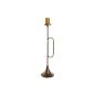 Candleholder Home ESPRIT Golden Metal 21 x 21 x 78 cm