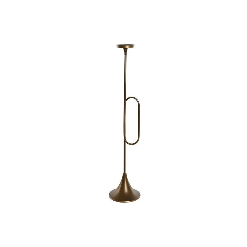 Candleholder Home ESPRIT Golden Metal 21 x 21 x 98 cm