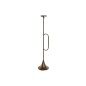 Candleholder Home ESPRIT Golden Metal 21 x 21 x 98 cm