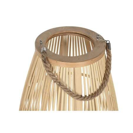 Candleholder Home ESPRIT Natural Light brown Bamboo 35 x 35 x 85 cm