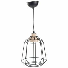 Lampadario Alexandra House Living Nero Naturale