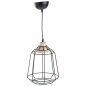 Lampadario Alexandra House Living Nero Naturale