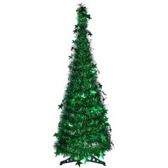 Christmas Tree Green Tinsel 38 x 38 x 150 cm (6 Units)