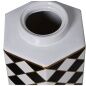 Vaso Alexandra House Living Bianco Nero Ceramica 14 x 13 x 25 cm