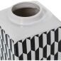 Vaso Alexandra House Living Bianco Nero Ceramica 11 x 11 x 26 cm