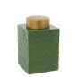 Vaso Alexandra House Living Verde Dorato Ceramica 16 x 16 x 26 cm