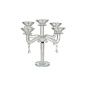 Candelabro Romimex Trasparente Vetro 23 x 28 x 23 cm