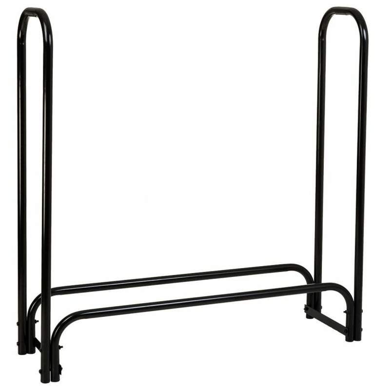 Log Stand Alexandra House Living Black Iron 34 x 124 x 124 cm