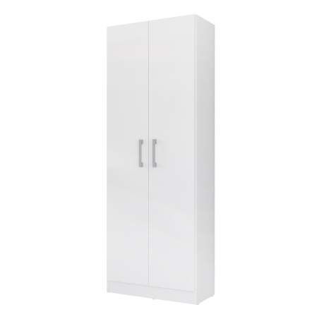 Armadio per Scope Alexandra House Living Bianco Legno MDP 61 x 170 x 31 cm 2 porte