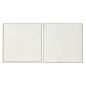 Painting Home ESPRIT White Modern Scandinavian 100 x 4 x 100 cm (2 Units)