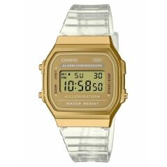 Orologio Unisex Casio VINTAGE COLLECTION - TRANSPARENT BAND - GOLD