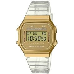 Orologio Unisex Casio VINTAGE COLLECTION - TRANSPARENT BAND - GOLD