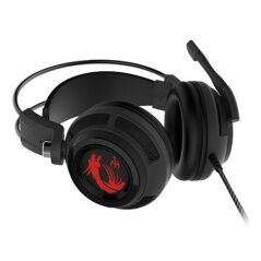 Auricolari con Microfono Gaming MSI DS502 USB Ø 4 cm Nero