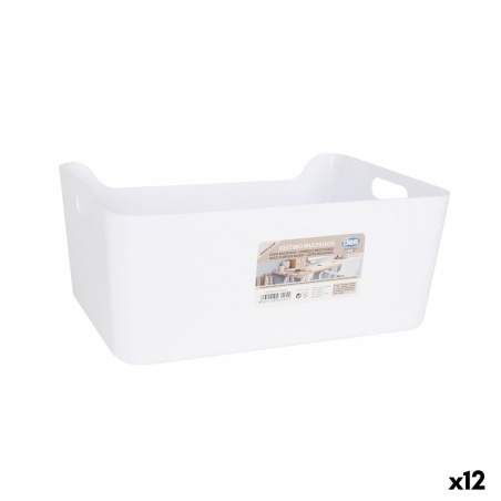 Cestino Multiuso Dem Bianco 33 x 24 x 14,5 cm (12 Unità)