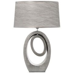 Lampada da tavolo Alexandra House Living Argentato Ceramica 40 W 38 x 57 x 24 cm