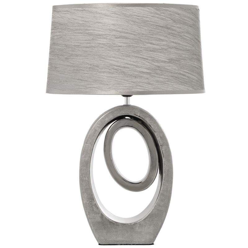 Desk lamp Alexandra House Living Silver Ceramic 40 W 38 x 24 x 57 cm