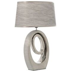 Desk lamp Alexandra House Living Silver Ceramic 40 W 38 x 57 x 24 cm