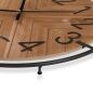 Wall Clock Versa Metal MDF Wood MDF Wood/Metal 4,5 x 60 x 60 cm