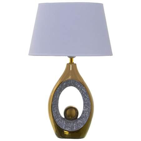 Desk lamp Alexandra House Living Multicolour Golden Ceramic 40 W 31 x 50 x 20 cm