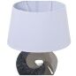 Lampada da tavolo Alexandra House Living Nero Grigio Multicolore Argentato Ceramica 40 W 32 x 44 x 20 cm