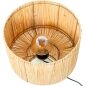 Desk lamp Alexandra House Living Beige Natural wicker Rattan Natural Fibre 40 W 30 x 36 x 30 cm