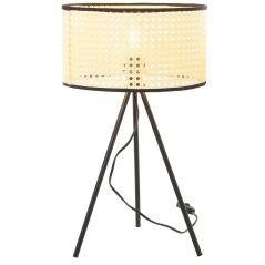 Desk lamp Alexandra House Living Multicolour Metal wicker 40 W 30 x 51 x 30 cm