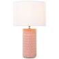 Desk lamp Alexandra House Living Multicolour Pink Ceramic 40 W 25 x 42 x 25 cm