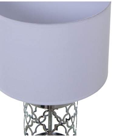 Lampada da tavolo Alexandra House Living Multicolore Argentato Metallo 40 W 25 x 44 x 25 cm