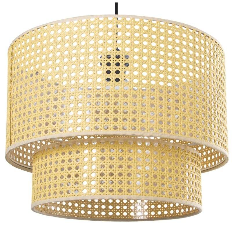 Lampadario Alexandra House Living Marrone vimini 40 W 40 x 30 x 40 cm