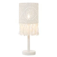 Lampada da tavolo Alexandra House Living Bianco Metallo 40 W 18 x 41 x 18 cm