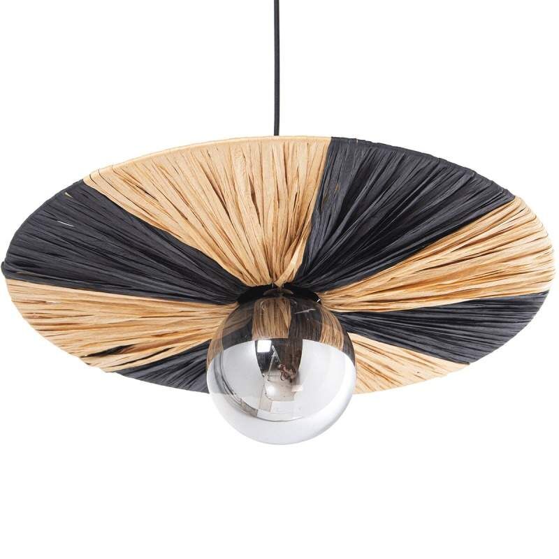 Lampadario Alexandra House Living Marrone Rattan Fibra naturale 45 x 20 x 45 cm