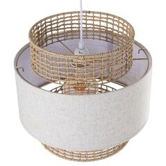 Ceiling Light Alexandra House Living Brown Rattan Natural Fibre 60 W 35 x 31 x 35 cm