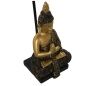 Desk lamp Alexandra House Living Black Plastic 40 W 28 x 60 x 28 cm Buddha