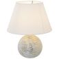 Desk lamp Alexandra House Living White Golden Ceramic 40 W 35 x 43 x 35 cm