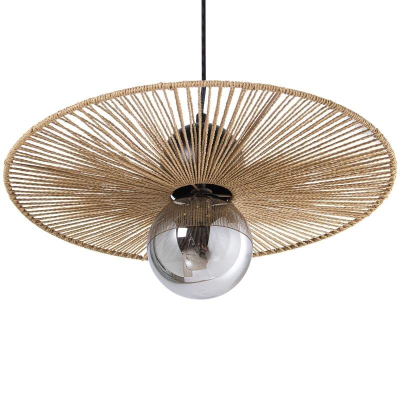 Ceiling Light Alexandra House Living Brown Rattan Natural Fibre 45 x 20 x 45 cm