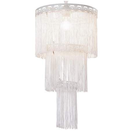 Lampadario Alexandra House Living Bianco Metallo 40 W 30 x 56 x 30 cm